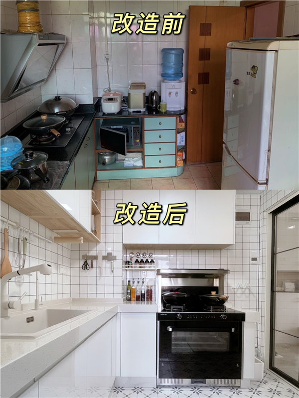 老旧厨房改造必备亿田集成灶"小"户型厨房也能有"大"空间!