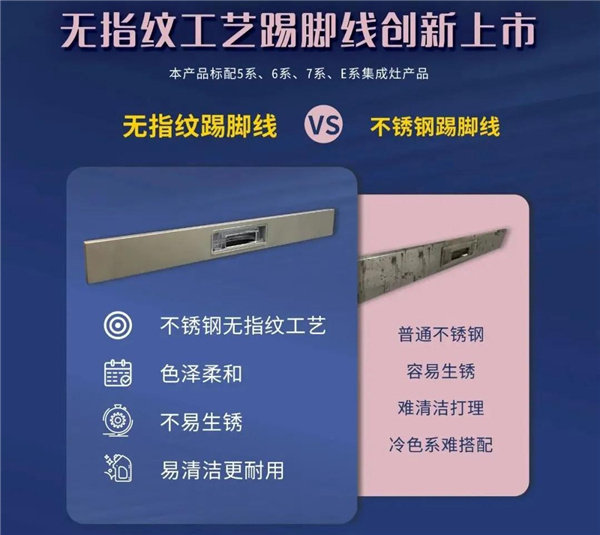 无指纹踢脚线创新上市