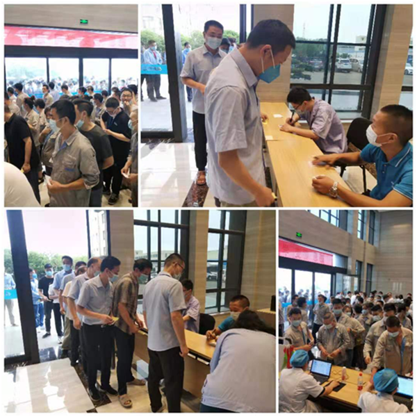 睿达电器500余人及周边单位接种愈六千人