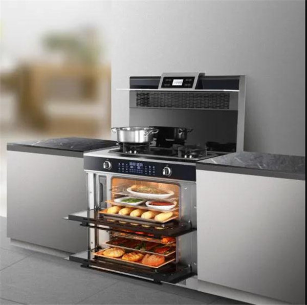 普森M5双蒸一烤集成灶