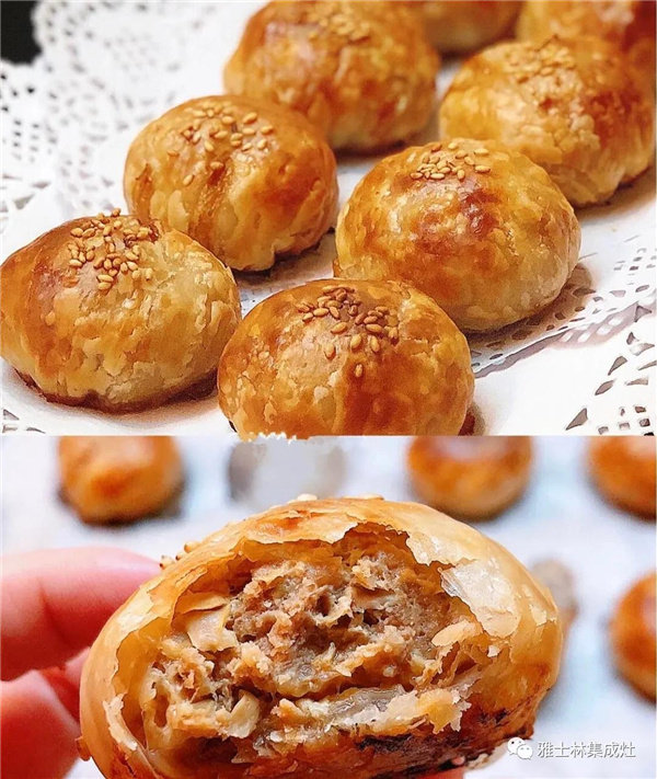 鲜肉榨菜月饼