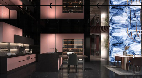 亿田高端定制厨房「佛洛伦萨•红」系列，打造与众不同的惬意空间。