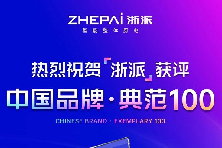 浙派荣耀加冕！与华为、娃哈哈、伊利等国内知名企业共同入选“中国品牌·典范100”创新发展典范！